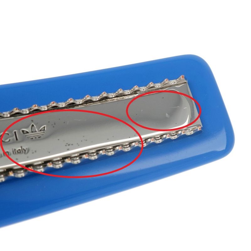 Gucci Adidas Collaboration Hair Clip Blue Silver Color Star — view 5