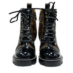 Louis Vuitton Star Trail Line Monogram Boots Short Shoes Leather Brown — view 2