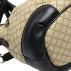 Gucci 2-way Shoulder Bag Diamante Black And Beige — view 6