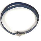 Hermes Belt Jean 18Kelly Denim Blue — view 3