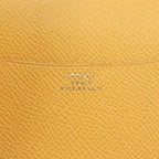 Hermes Agenda GM Leather Yellow And Brown Wallets Accessories Silver — view 9
