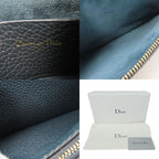 Christian Dior Pouch Bee Leather Navy Gold Hardware Multi Case Clutch — view 9