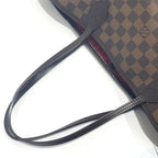 Louis Vuitton Damier Neverfull MM Leather Tote Shoulder Bag — view 8