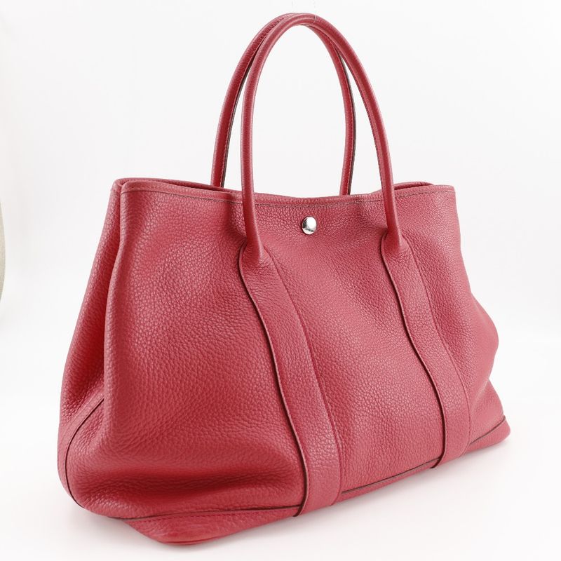 Hermes Garden Party PM Negonda Bougainvillea Pink P Tote Bag — view 3