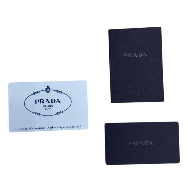 Prada Vr074 C Clutch Bag Second Pochette Studded Triangle Logo — view 8