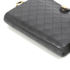 Chanel Shoulder Bag Quilted Chain Scratch Yes Black — view 5