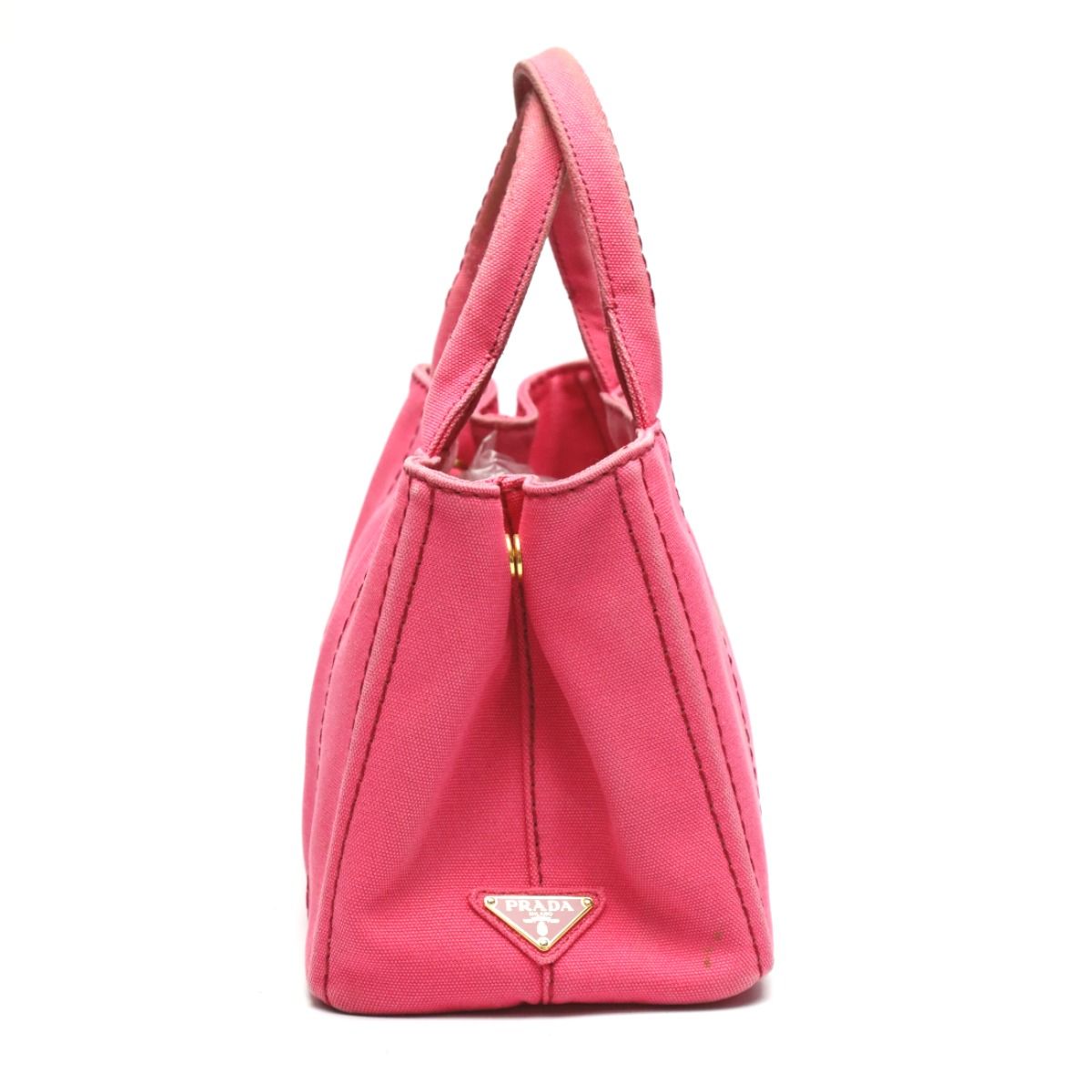 Prada 1 Bg439 Canapa Handbag Mini Tote Bag Pink — view 6