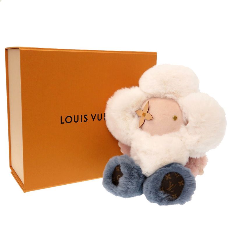 Louis Vuitton Monogram Flower Deux Viviennes Gi0445 Plush Leather White — view 6