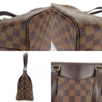 Louis Vuitton Tote Bag Westonminster PM Damier Leather Brown Daily Use — view 5
