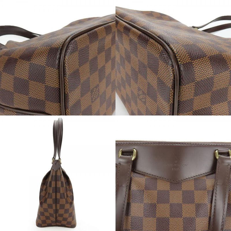 Louis Vuitton Tote Bag Westonminster PM Damier Leather Brown Daily Use — view 5