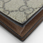 Gucci Bifold Wallet GG Marmont Supreme Canvas Leather Dusting — view 6