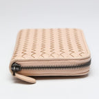 Bottega Veneta V001 N Intrecciato Round Zipper Mesh Eleven Long Wallet — view 3