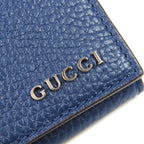 Gucci Logo Hardware Leather Coin Case Purse Compact Wallet Current — view 7