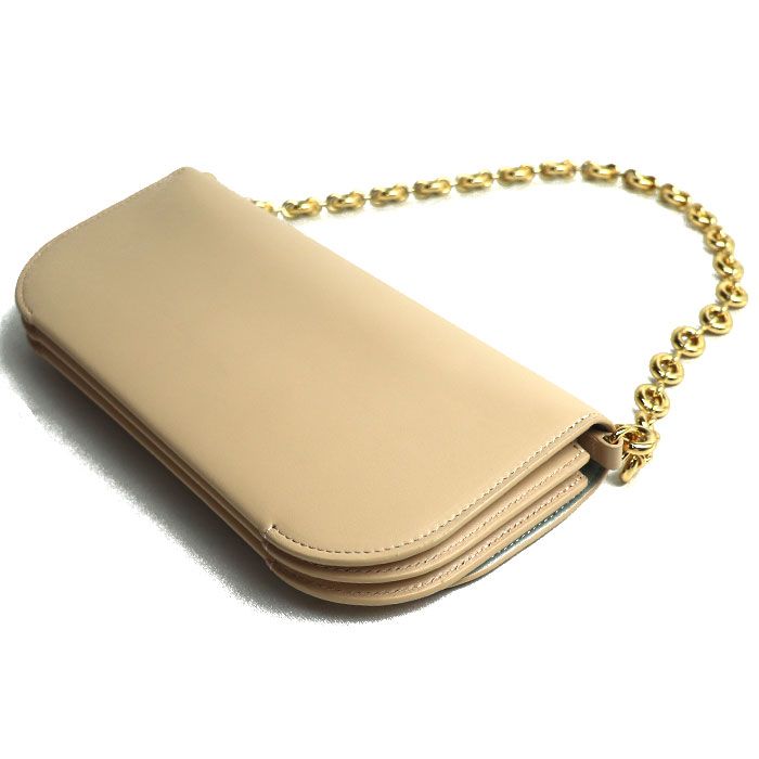 Loewe Goya Long Chain Clutch Bag Beige A896 O45 X01 — view 2