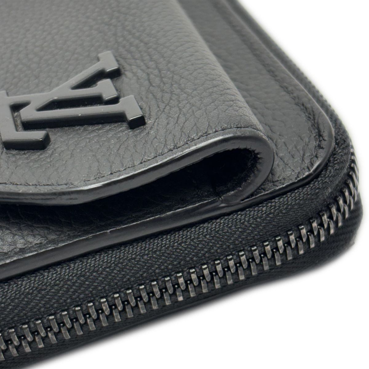 Louis Vuitton Wallet Aerogram Zippy Leather Black — view 6