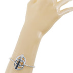 Gucci Interlocking G Ball Chain Silver 925 Red 20.8 Bracelet — view 3