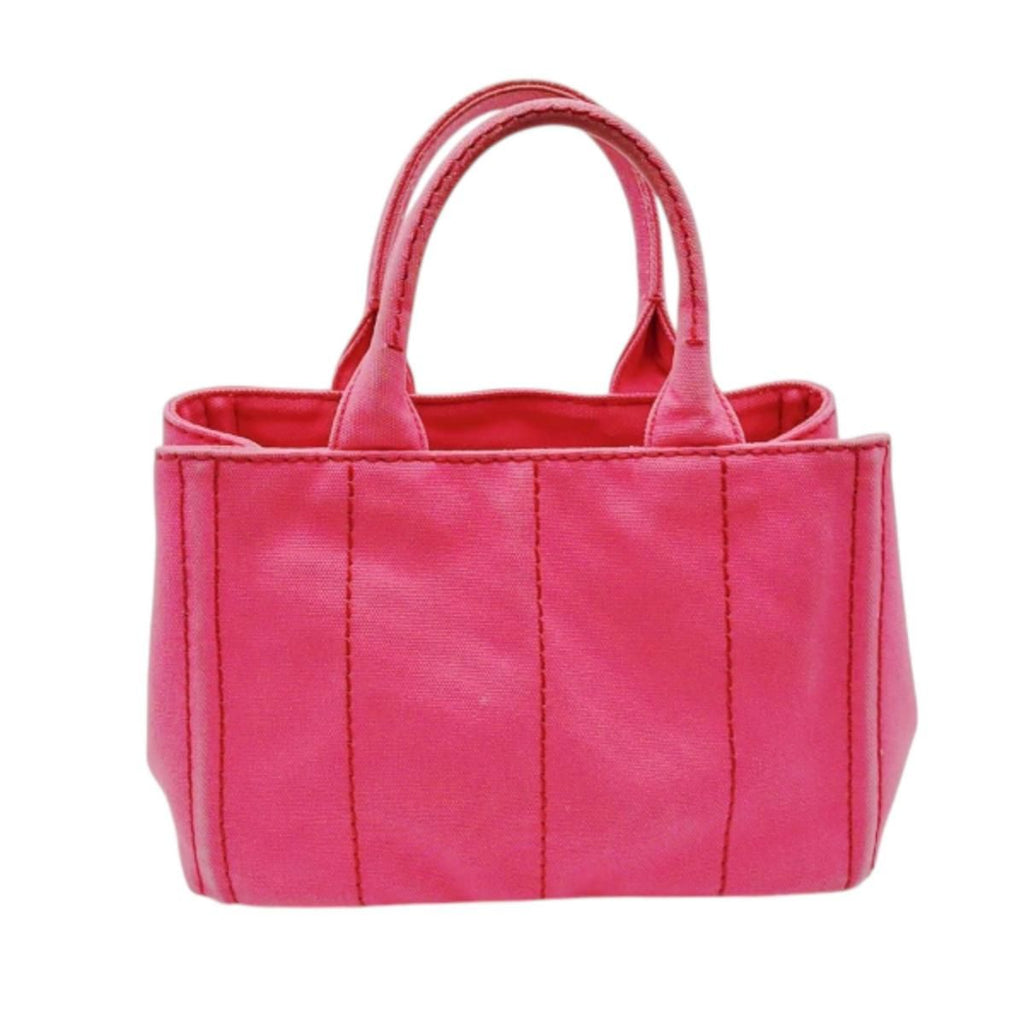 Prada 1 Bg439 Canapa Handbag Mini Tote Bag Pink — view 3