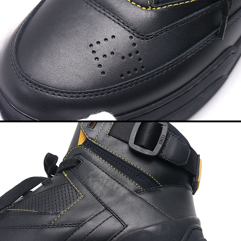 Fendi High Cut Sneakers Black Size 8 — view 4