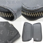 Louis Vuitton Long Wallet Zippy Vertical Monogram Eclipse Black — view 6