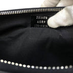 Fendi 7 N0078 Faith Clutch Bag Second Pochette Logo Leather Rubber — view 7