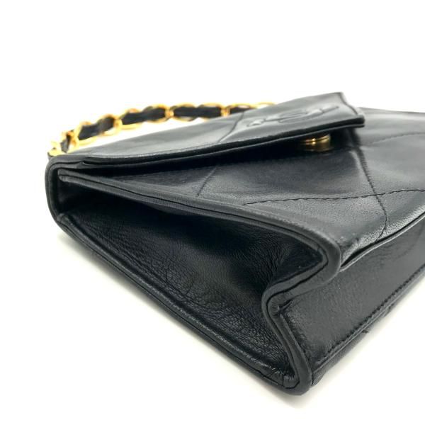 Chanel Chain Hand Bag CC Logo Black — view 5