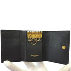 Saint Laurent Paris 6-stack Key Case Hook Compact Heart Motif Allover — view 4