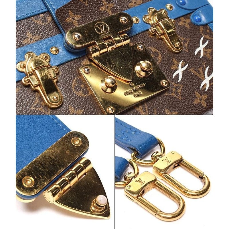 Louis Vuitton Shoulder Crossbody Clutch Mini Trunk Petite Mal — view 6