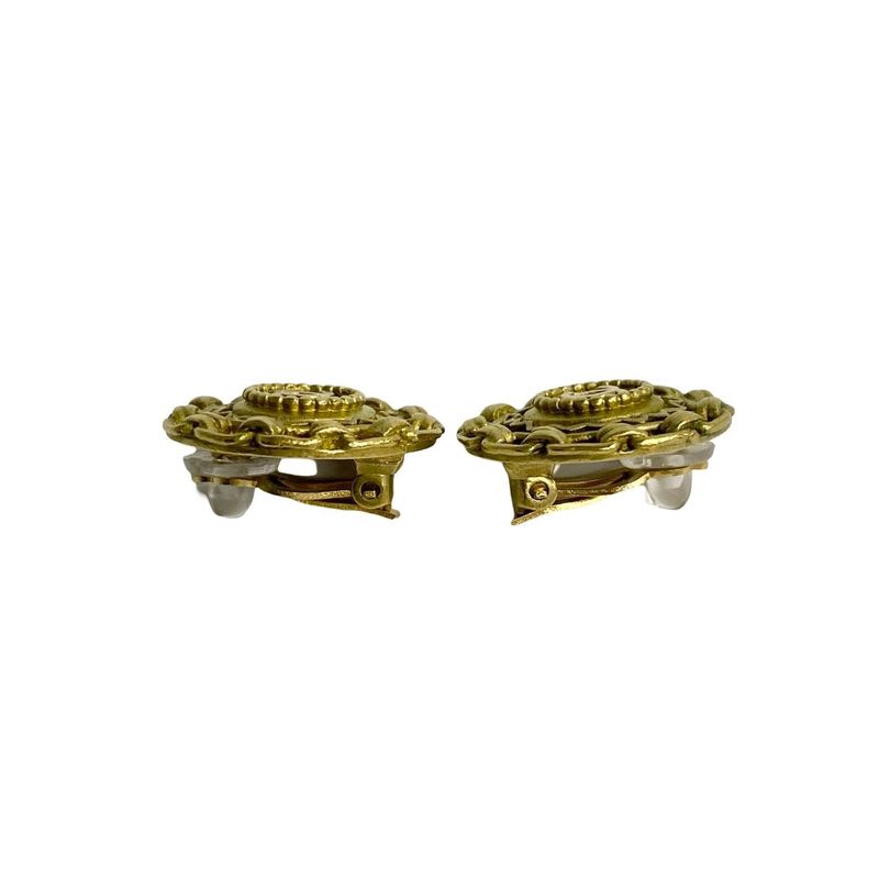 Chanel Vintage 94 Coco Mark Earrings Ear Cuff Accessory — view 4