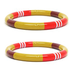 Hermes Bangle H Equipe Mustard Series S Accessories — view 5