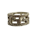 Gucci Square G Arabesque Silver 925 Ring No 18 Accessory — view 8