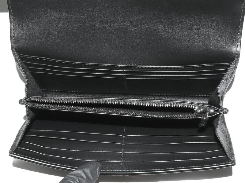 Christian Dior Zipper Long Wallet With Change Pocket Gravity Leather — view 5