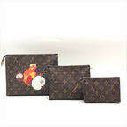 Louis Vuitton Takashi Murakami Collaboration Monogram Trio Poche Toilette Pouch — view 4