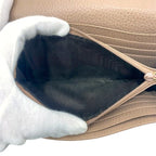 Gucci Bifold Long Wallet Pink Beige Marmont — view 5