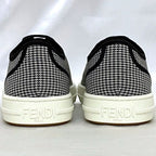 Fendi Sneakers White Black Staggered — view 7