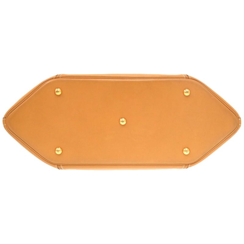 Hermes Ile De Beau Vaux Chamonix Natural Gold Hardware 00 Handbag — view 3
