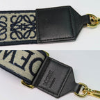 Loewe Anagram Shoulder Strap C073 T87 X01 Navy Black Gdhardware Bag — view 9