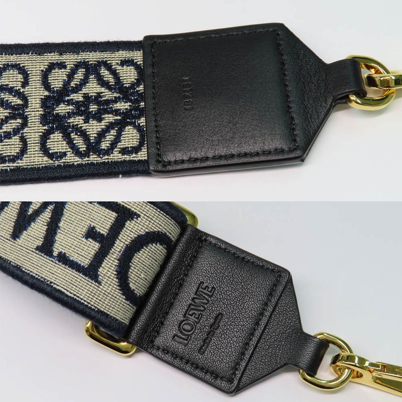 Loewe Anagram Shoulder Strap C073 T87 X01 Navy Black Gdhardware Bag — view 9