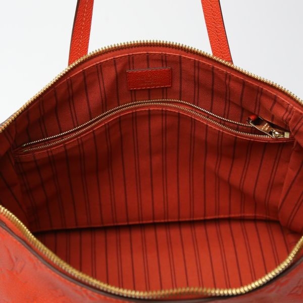 Louis Vuitton Empreinte Bastille MM Monogram Tote Bag Red — view 9