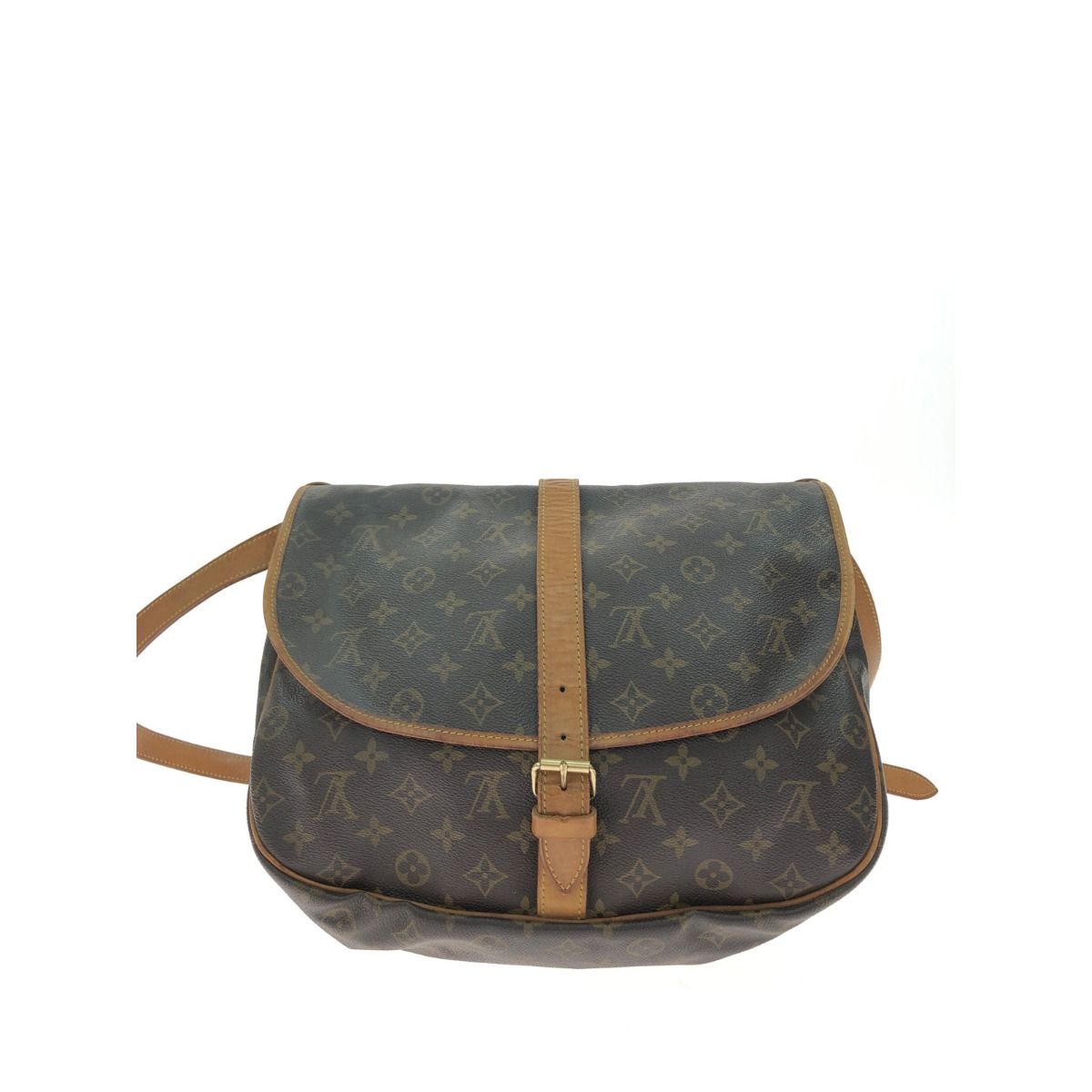 Louis Vuitton Shoulder Bag Monogram Saumur 35 — view 2