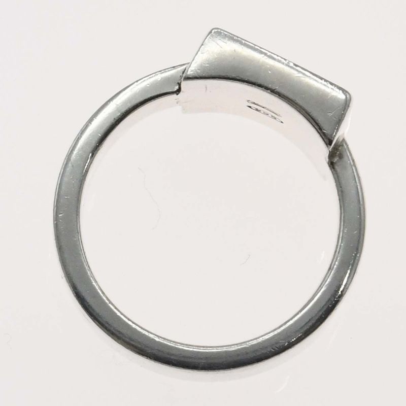 Gucci Ring Square Plate 8 7.5 925 Silver 6.1 g Accessories — view 6