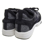 Chanel 2023 Item Coco Mark Suede Socks Sneakers Shoes 38 — view 4