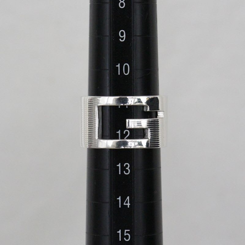 Gucci G Logo Wide Ring No 11 AG 925 Silver E1634 — view 7