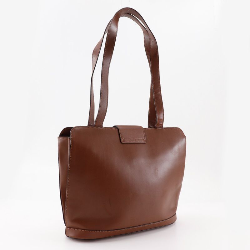 Celine Vintage Calf Brown Tote Bag — view 3