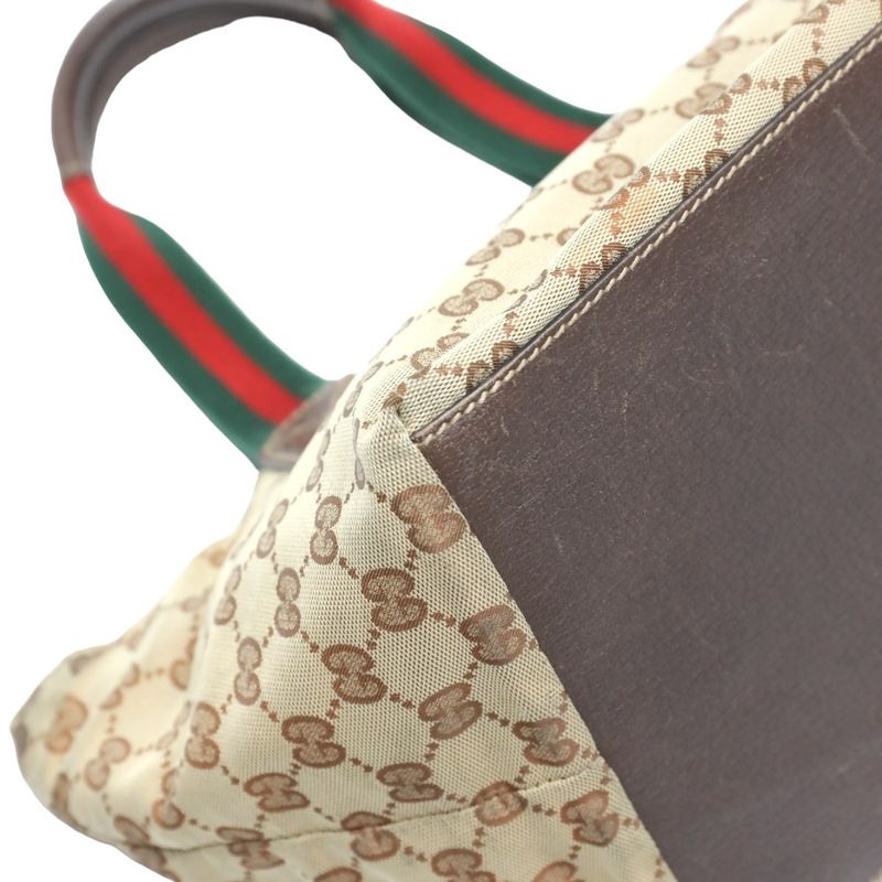 Gucci Tote Bag GG Canvas Handbag Beige — view 8