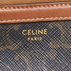 Celine Triomphe Black Brown Leather — view 7