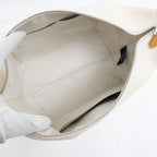 Hermes Brid A Black GM Natural Handbag Pouch Beige — view 8
