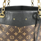Louis Vuitton Shoulder Bag Pallas Shopper Monogram Canvas Brown — view 3