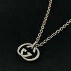 Gucci GG Logo Necklace Silver — view 2