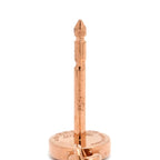 Hermes Earrings Kelly Clochette 18K Pink Gold Rose 750 AU Drops — view 4
