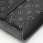 Louis Vuitton Monogram Eclipse Shoulder Bag Sac Plat Cross Tote — view 9
